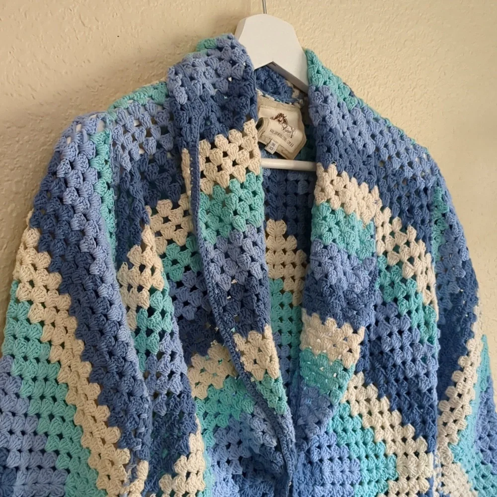 Chasing Unicorns Short Blue Cardigan One Size - Picture 4 of 17